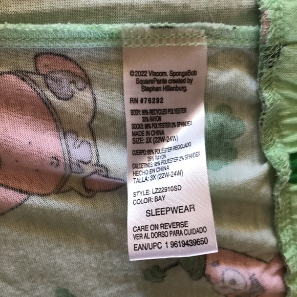 Nickelodeon’s SpongeBob Squarepants Sleep Shorts - Picture 2 of 3